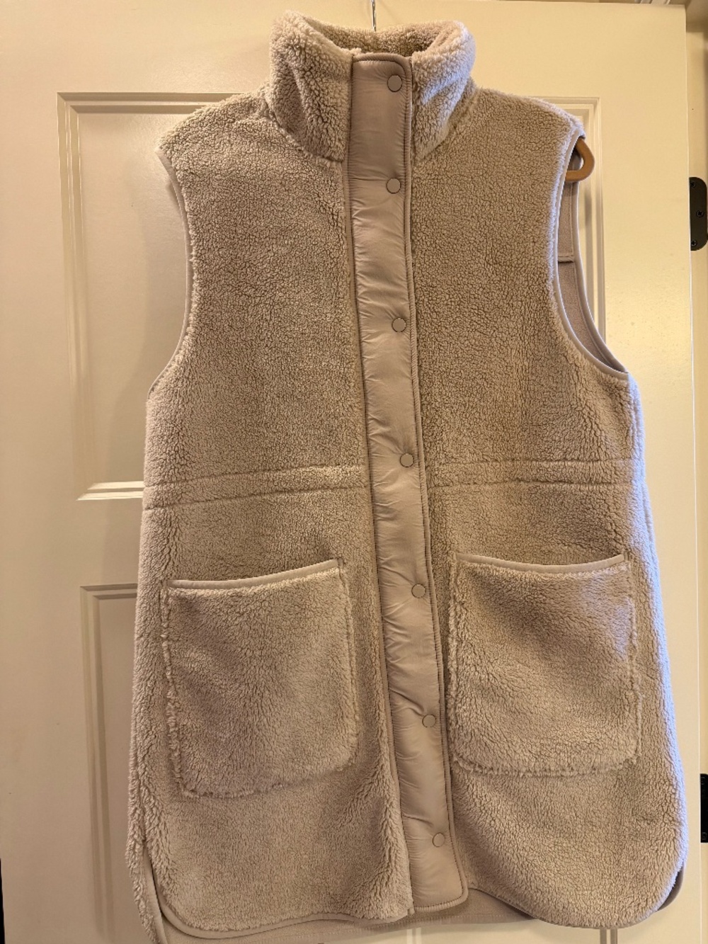 Zella long heavy fleece vest